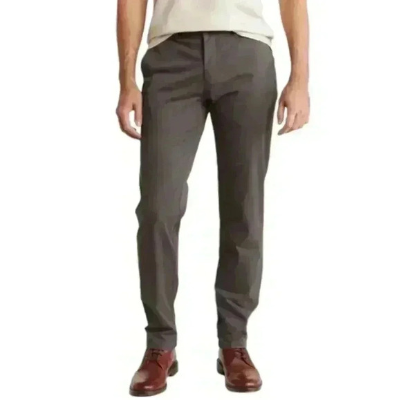 Westzeroone Akron Stretch Cotton Pants Grey Straight Leg Trousers Men's size 33 - Picture 1 of 8